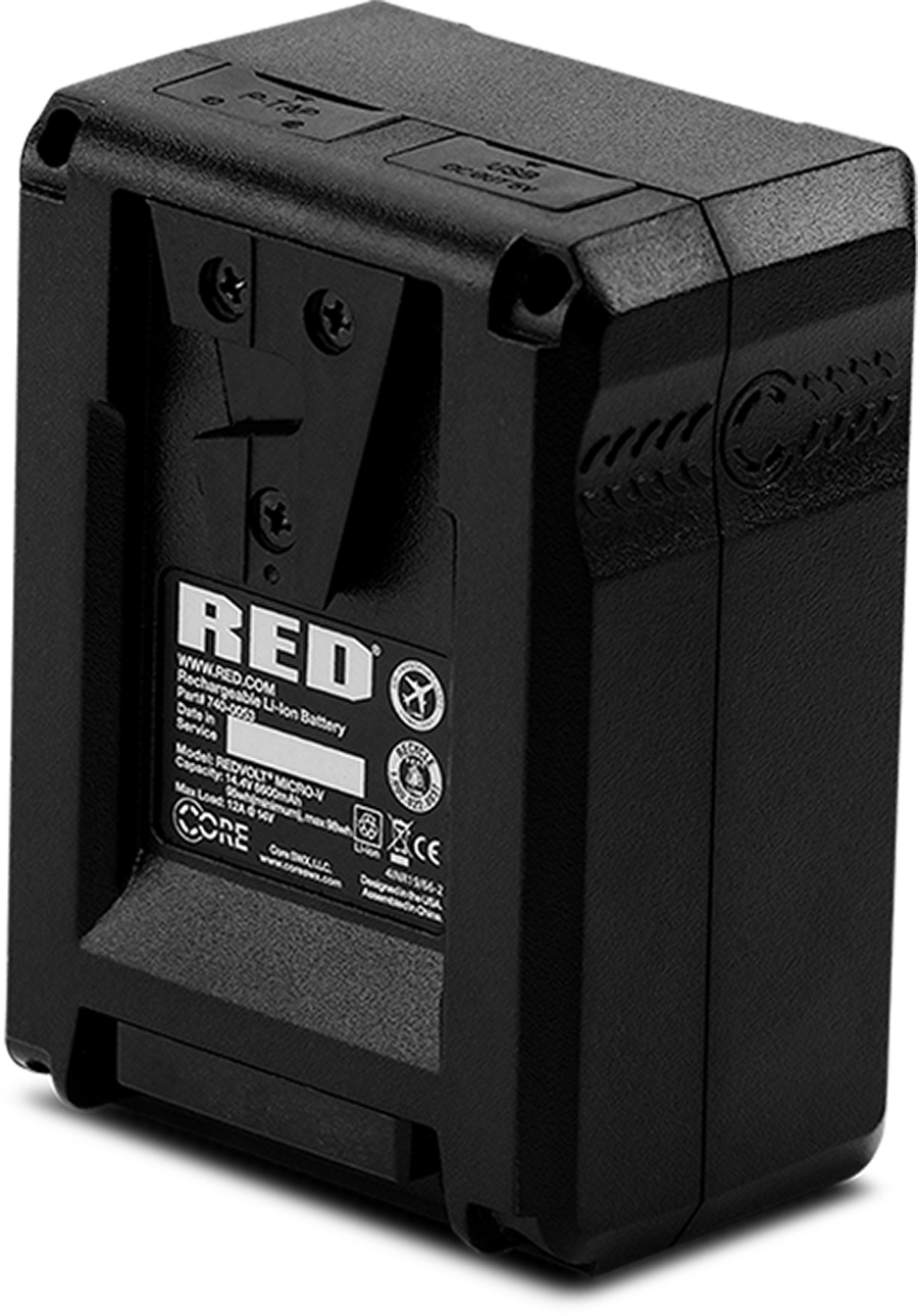 REDVOLT x 2個 RED Komodo REDVOLT® MICRO-V Battery